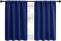 NICETOWN RV Blackout Curtains for Camper Windows, Navy Blue, 29" Wide by 40" Long, 2 PCs, Short Blackout Curtains & Drapes, Thermal Insulated Blackout Curtain Panels for Kids Room, Play Room