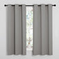 NICETOWN Blackout Curtains 63 inches Long, Thermal Insulated Solid Grommet Top Blackout Curtains/Drapes for Office (Sand Color, 1 Pair, 42 x 63 inches)