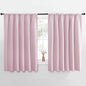 NICETOWN Blackout Curtains for Bedroom, Blackout Curtain Panels, Baby Pink, 1 Pair, 62 by 63-inch, Window Treatment Energy Saving Thermal Insulated Solid Rod Pocket Blackout Drapes/Draperies