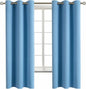 BGment Room Darkening Curtains 63 Inches Long - Grommet Thermal Insulated Drapes Window Treatment Curtains for Bedroom, 2 Panels, 42 x 63 Inch, Sky Blue