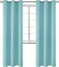 BGment Blackout Curtains - Grommet Thermal Insulated Room Darkening Bedroom and Living Room Curtains, Set of 2 Panels (46 x 84 Inch, Baby Blue)