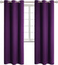BGment Blackout Curtains - Grommet Thermal Insulated Room Darkening Bedroom and Living Room Curtain, Set of 2 Panels (42 x 84 Inch, Royal Purple)