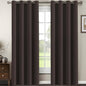 H.VERSAILTEX Premium Blackout Curtains for Living Room 84 Inches Length, Blackout Curtains for Bedroom Curtains & Drapes Thermal Insulated Drapes - Chocolate Brown, 1 Panel, 52" W x 84" L