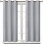 BGment Room Darkening Curtains 54 Inches Long - Grommet Thermal Insulated Drapes Window Treatment Curtains for Bedroom, 2 Panels, 38 x 54 Inch, Light Grey