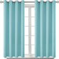 BGment Blackout Curtains - Grommet Thermal Insulated Room Darkening Bedroom and Living Room Curtains, Set of 2 Panels (46 x 54 Inch, Baby Blue)