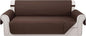 Reversible Oversized Sofa Covers Couch Cover Furniture Protector for Dogs Elastic Straps Water Resistant(XLSofa,Chocolate/Chocolate)