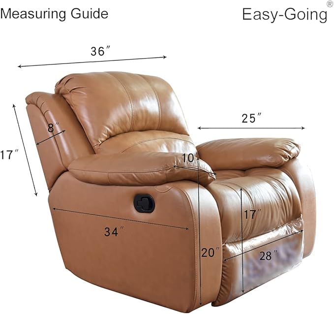 Easy-Going Oversized Recliner Chair Slipcover Reversible Sofa Cover Water Resistant Couch Cover Furniture Protector with Elastic Straps for Pets Dog (Oversized Recliner, Beige/Beige)