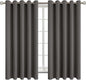 BGment Blackout Curtains for Bedroom - Grommet Thermal Insulated Room Darkening Curtains for Living Room, Set of 2 Panels (70 x 63 Inch, Grey)