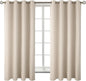 BGment Blackout Curtains - Grommet Thermal Insulated Room Darkening Bedroom and Living Room Curtains, Set of 2 Panels (46 x 54 Inch, Champagne)