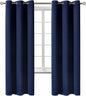 BGment Blackout Curtains for Living Room - Grommet Thermal Insulated Room Darkening Curtains for Bedroom, Set of 2 Panels (42 x 72 Inch, Navy Blue)