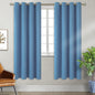BGment Blackout Curtains for Bedroom - Grommet Thermal Insulated Room Darkening Curtains for Living Room, Set of 2 Panels, Each 46 x 72 Inch, Faded Denim