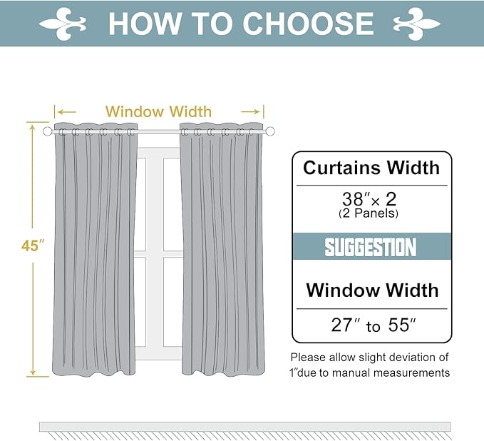 ChrisDowa Grommet Room Darkening Curtains for Bedroom and Living Room - 2 Panels Set Thermal Insulated Blackout Curtains (Pink, 38W x 45L)