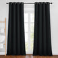 NICETOWN Black Out Curtains 102 inches Long, Grommet Thermal Insulated Solid Blackout Curtains Privacy Window Treatments for Bedroom/Living Room, W46 x L102, 2 Panels