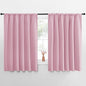 NICETOWN Blackout Curtains for Bedroom, Blackout Curtain Panels, Rouge Pink, 1 Pair, 62 by 63-inch, Window Treatment Energy Saving Thermal Insulated Solid Rod Pocket Blackout Drapes/Draperies