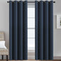 H.VERSAILTEX Blackout Curtain for Living Room Thermal Insulated Window Treatment Curtain Extra Long 108 inch Length Energy Saving Solid Grommet Top Blackout Drape, One Panel, Navy Blue，52" W x 108" L