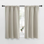 NICETOWN Blackout Curtains for Living Curtains, Room Darkening Window Curtain Panels, Easy-Care Solid Thermal Insulated Draperies/Drapes for Daughter Room (Natural, 2 Panels, 34 by 45)