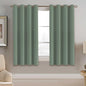 H.VERSAILTEX Blackout Curtain for Bedroom Thermal Insulated Window Treatment Curtain 54 inch Length Energy Saving Solid Grommet Top Blackout Drape, One Panel, Green Bay, 52" W x 54" L