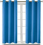 BGment Room Darkening Curtains 45 Inches Long - Grommet Thermal Insulated Drapes Window Treatment Curtains for Bedroom, 2 Panels, 38 x 45 Inch, Classic Blue
