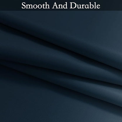 SimpleHome Ombre Room Darkening Curtains for Living Room, Light Blocking Gradient Navy Blue to Greyish White Thermal Insulated Grommet Window Curtains/Drapes for Bedroom, 2 Panels, 70x63 inches Length