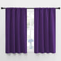 NICETOWN Blackout Purple Curtains for Living Room - Thermal Insulated Solid Rod Pocket Blinds for Bedroom Decor (Royal Purple, Set of 2 Panels, 42 x 48 Inch)