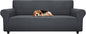 ZNSAYOTX Stretch Oversized Couch Cover Universal Sofa Covers for Living Room Dogs Pet Furniture Protector Spandex Extra Large Sofa Slipcovers with Anti Slip Foam Sticks (Dark Grey, XL Sofa)