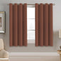 H.VERSAILTEX Blackout Curtain for Bedroom Thermal Insulated Window Treatment Curtain 54 inch Length Energy Saving Solid Grommet Top Blackout Drape, One Panel, Washed Spice, 52" W x 54" L