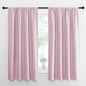 NICETOWN RV Blackout Curtains for Camper Windows, Baby Pink, 29" Wide by 50" Long, 2 PCs, Short Blackout Curtains & Drapes, Thermal Insulated Blackout Curtain Panels for Kids Room, Play Room