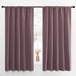 NICETOWN Blackout Curtains for Living Curtains, Room Darkening Curtains & Drapes for Kids Bedroom, Home Decoration Draperies (Dry Rose, 52" x 63", 2 PCs)