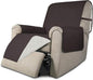 Easy-Going Recliner Sofa Slipcover Reversible Sofa Cover Water Resistant Couch Cover Furniture Protector with Elastic Straps for Pets Kids Children Dog Cat (Recliner, Chocolate/Ivory)
