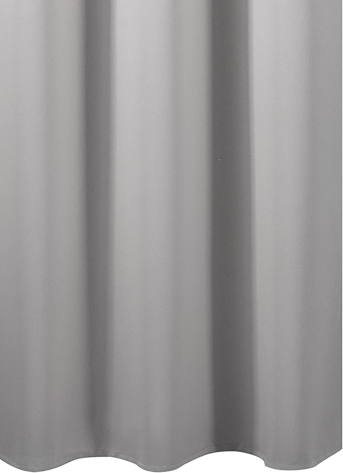 LEMOMO Light Grey Blackout Curtains 34 x 54 Inch Length/Set of 2 Curtain Panels/Thermal Insulated Room Darkening Blackout Curtains for Bedroom