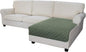 Easy-Going Sectional Couch Covers for Dogs L Shape Sofa Cover Reversible Sofa Slipcover Chaise Lounge Cover Furniture Protector Cover for Pets Dog Cat (42 x 52 inches, Greyish Green/Greyish Green)