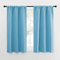 NICETOWN Kitchen Curtains for Small Windows, Privacy Thermal Insulated Blackout Curtains & Drapes for Boys Room (Teal Blue, 34" Wide by 54" Long, 2 Pieces)