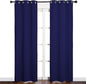 NICETOWN Blackout Curtain Panels, Window Treatment Energy Saving Thermal Insulated Solid Grommet Blackout Drapes/Draperies (Royal Blue, 1 Pair, 34 by 84-inch)