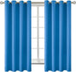 BGment Room Darkening Curtains 63 Inches Long - Grommet Thermal Insulated Drapes Window Treatment Curtains for Bedroom, 2 Panels, 52 x 63 Inch, Classic Blue