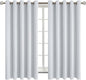 BGment Room Darkening Curtains 63 Inches Long - Grommet Thermal Insulated Drapes Window Treatment Curtains for Bedroom, 2 Panels, 70 x 63 Inch, Greyish White