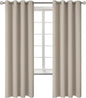 BGment Room Darkening Curtains 72 Inches Long - Grommet Thermal Insulated Drapes Window Treatment Curtains for Bedroom, 2 Panels, 52 x 72 Inch, Camel