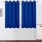 LEMOMO Blackout Curtains 66 x 54 Inch Long Royal Blue Curtains Set of 2 Panels Room Darkening Curtains for Bedroom and Living Room