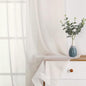OWENIE Sheer Curtains Ivory 144 inch Extra Long, Elegant and Airy Drapes Translucent Window Treatments for Living Room/Bedroom, Ivory, 2 Panels=84" Wide
