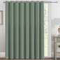 H.VERSAILTEX Blackout Patio Curtains 100 x 96 Inches for Sliding Door Extral Wide Blackout Curtain Panels Thermal Insulated Room Divider - Grommet Top, 8' Tall by 8.5' Wide - Green Bay