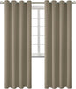 BGment Room Darkening Curtains 84 Inches Long - Grommet Thermal Insulated Drapes Window Treatment Curtains for Bedroom, 2 Panels, 52 x 84 Inch, Cocoa
