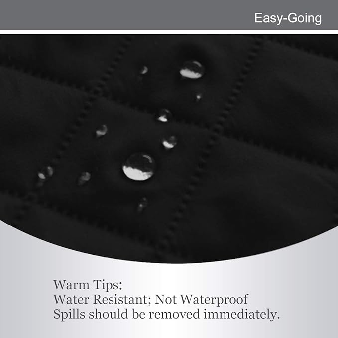 Easy-Going Reversible Couch Cover for 3 Cushion Couch Sofa Cover for Dogs Water Resistant Furniture Protector Cover with Foam Sticks Elastic Straps for Pet Cat (Sofa, Black/Black)