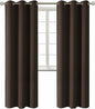 BGment Blackout Curtains for Living Room - Grommet Thermal Insulated Room Darkening Curtains for Bedroom, 2 Panels of 42 x 84 Inch, Brown