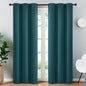Yakamok Blackout Curtains for Bedroom 2 Panels Set 84 Inch Length Thermal Insulated Room Darkening Dark Black Out Drapery Grommet Window Treatments Drapes for Living Room, 38x84, Dark Teal