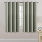 H.VERSAILTEX Light Blocking Curtain for Bedroom/Living Room, Energy Efficient Thermal Insulated Grommet Window Panel Curtains for Bedroom/Living Room, Light Sage, 52 by 63 inch Long, One Panel