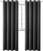 BGment Blackout Curtains for Bedroom - Grommet Thermal Insulated Room Darkening Curtains for Living Room, Set of 2 Panels, Each 55 x 96 Inch, Dark Grey
