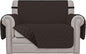 Easy-Going Oversized Chair Sofa Slipcover Reversible Sofa Cover Water Resistant Couch Cover Furniture Protector Cover with Elastic Straps for Pets Dog (Oversized Chair, Chocolate/Chocolate)