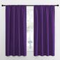 NICETOWN RV Blackout Curtains for Camper Windows, Royal Purple, 29" Wide by 50" Long, 2 PCs, Short Blackout Curtains & Drapes, Thermal Insulated Blackout Curtain Panels for Kids Room, Play Room