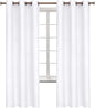 BGment Room Darkening Curtains 72 Inches Long - Grommet Thermal Insulated Drapes Window Treatment Curtains for Bedroom, 2 Panels, 42 x 72 Inch, Pure White