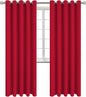 BGment Room Darkening Curtains 84 Inches Long - Grommet Thermal Insulated Drapes Window Treatment Curtains for Bedroom, 2 Panels, 70 x 84 Inch, Red