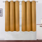 LEMOMO Blackout Curtains 42 x 63 inch/Mustard YellowCurtains Set of 2 Panels/Thermal Insulated Room Darkening Bedroom Curtains